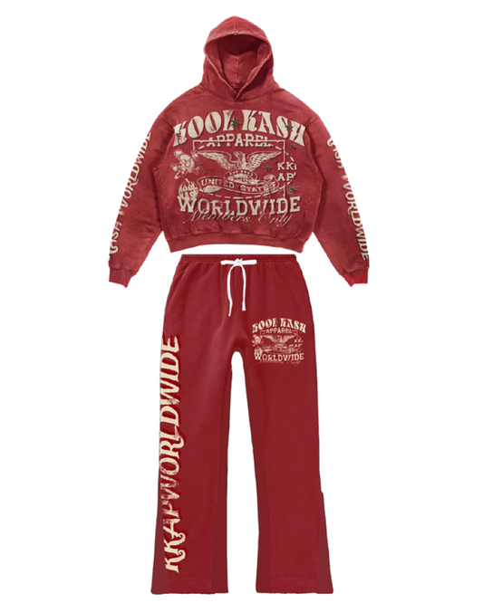 Members Only Sweatsuit - Red